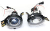 DODGE FULL SIZE P/U 1500 02-08 / 2500/3500 03-09 FRONT FOG LAMP RH AND LH, Assembly, Halo Projector Type, Clear Lens