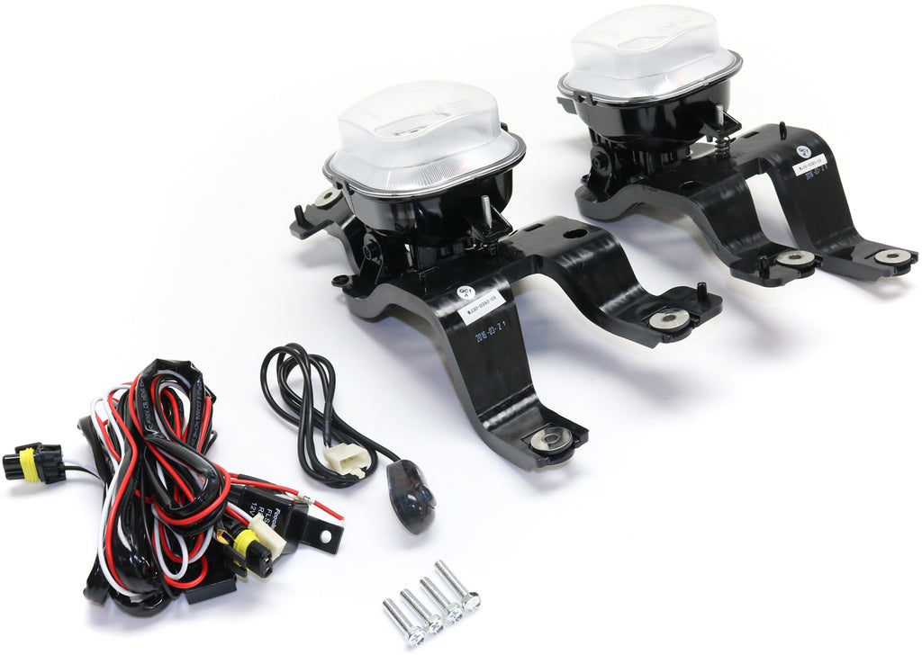 F-SERIES SUPER DUTY 08-10 FRONT FOG LAMP RH AND LH, Assembly, Halogen, Clear Lens