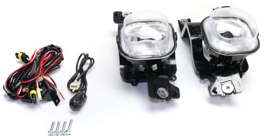 F-SERIES SUPER DUTY 08-10 FRONT FOG LAMP RH AND LH, Assembly, Halogen, Clear Lens