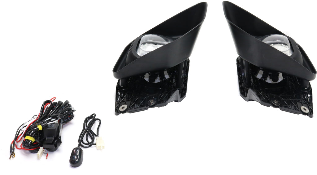 F-SERIES SUPER DUTY 11-16 FRONT FOG LAMP RH AND LH, Assembly, Halogen, Clear Lens