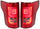 F-150 15-17 LED CLEAR TAIL LAMP RH and LH, Assembly, Chrome Interior, Red Lens, All Cab Types