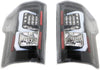 F-150 15-17 LED CLEAR TAIL LAMP RH and LH, Assembly, Black Interior, Clear Lens, All Cab Types