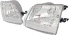 F-150/F-250 97-03 / EXPEDITION 97-02 CLEAR HEAD LAMP RH AND LH, Lens and Housing, Chrome Interior, Clear Lens