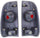 F-SERIES 97-07 TAIL LAMP RH and LH, Lens and Housing, Blk Intr, Smoke Lens, Styleside, (F-150 97-03/F-350 99-07)