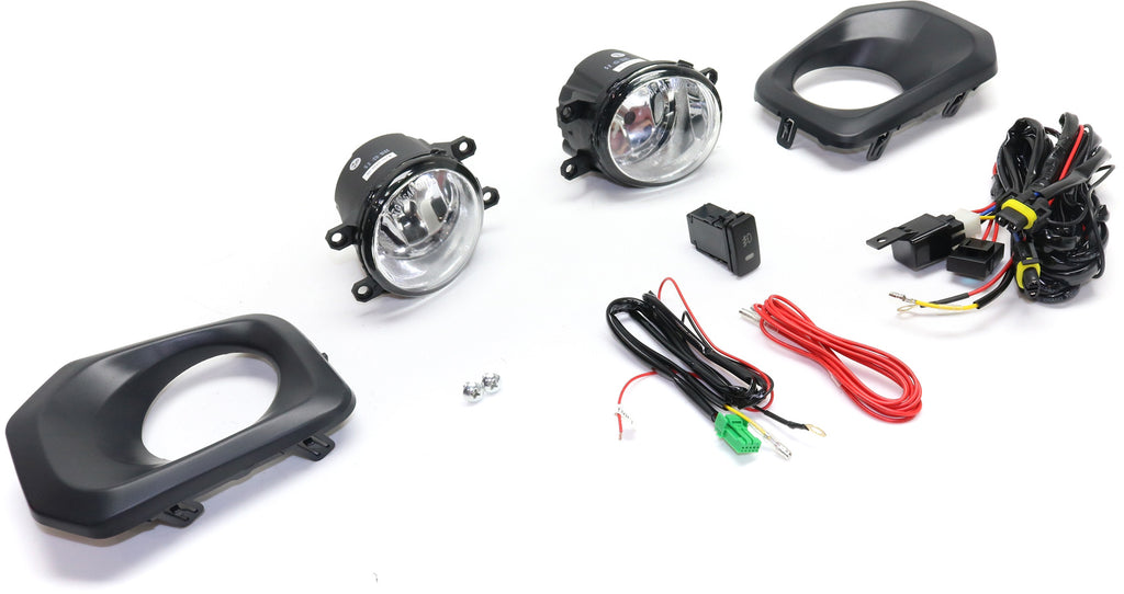 SIERRA 1500 14-15 FRONT FOG LAMP RH and LH, Assembly , Halogen, Clear Lens, 3rd Gen.
