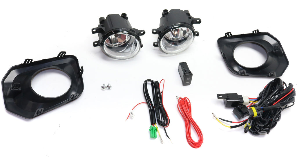 SIERRA 1500 14-15 FRONT FOG LAMP RH and LH, Assembly , Halogen, Clear Lens, 3rd Gen.