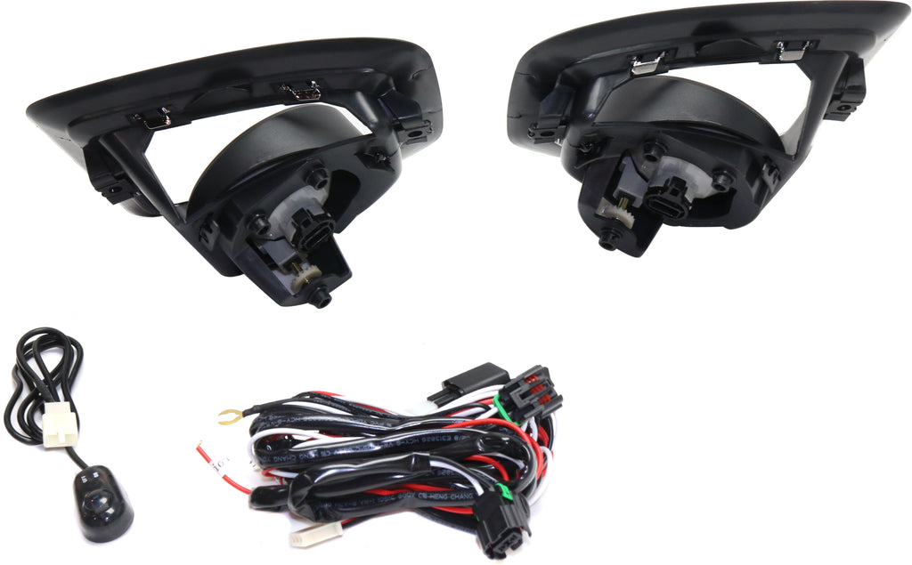 SIERRA 1500 16-16 / SIERRA 2500 HD/3500 HD 15-16 FRONT FOG LAMP RH and LH, Assembly, Halogen, Clear Lens