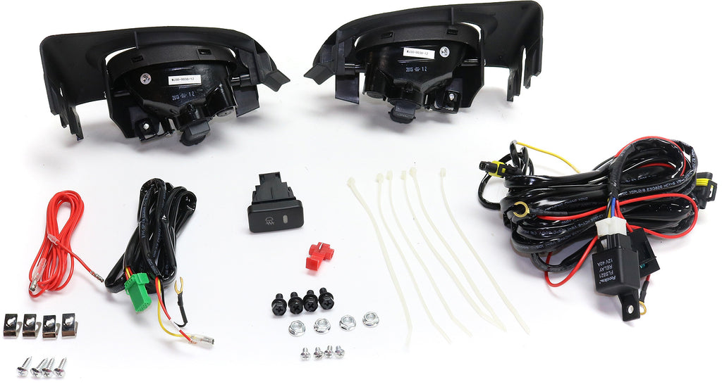 CIVIC 01-03 FRONT FOG LAMP RH AND LH, Assembly, Halogen, Yellow Lens, Coupe/Sedan