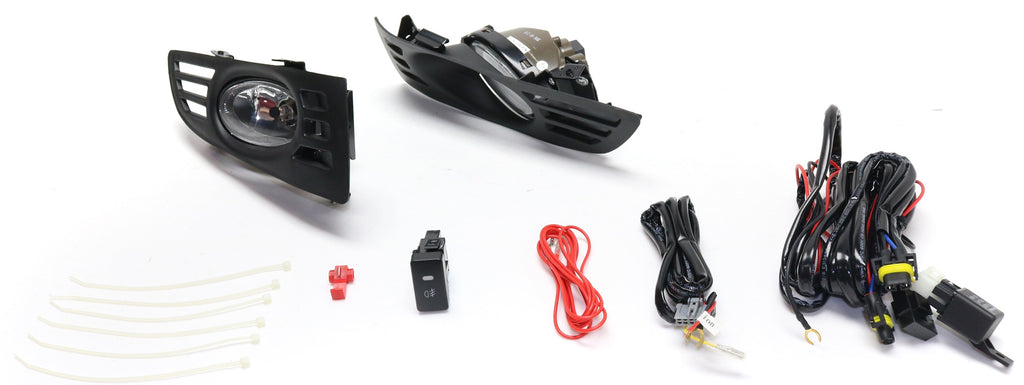 ACCORD 03-05 FRONT FOG LAMP RH AND LH, Assembly, Halogen, Clear Lens, Coupe
