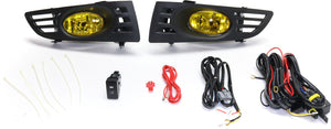 ACCORD 03-05 FRONT FOG LAMP RH AND LH, Assembly, Halogen, Yellow Lens, Coupe
