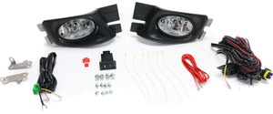 ACCORD 03-05 FRONT FOG LAMP RH AND LH, Assembly, Halogen, Clear Lens, Sedan