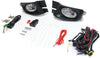 ACCORD 03-05 FRONT FOG LAMP RH AND LH, Assembly, Halogen, Clear Lens, Sedan