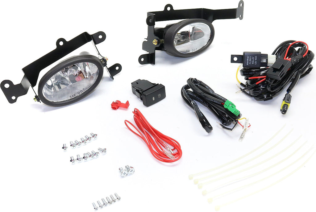 CIVIC 06-08 FRONT FOG LAMP RH AND LH, Assembly, Halogen, Clear Lens, Coupe