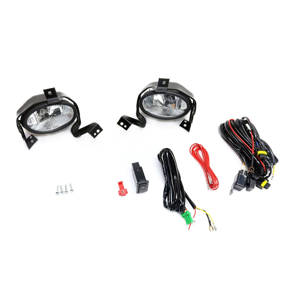 CR-V 10-11 FRONT FOG LAMP RH and LH, Assembly, Halogen, Clear Lens