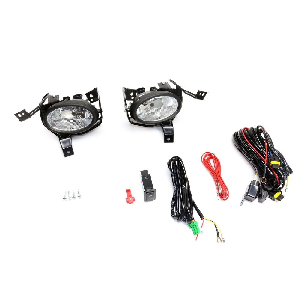 CR-V 10-11 FRONT FOG LAMP RH and LH, Assembly, Halogen, Clear Lens