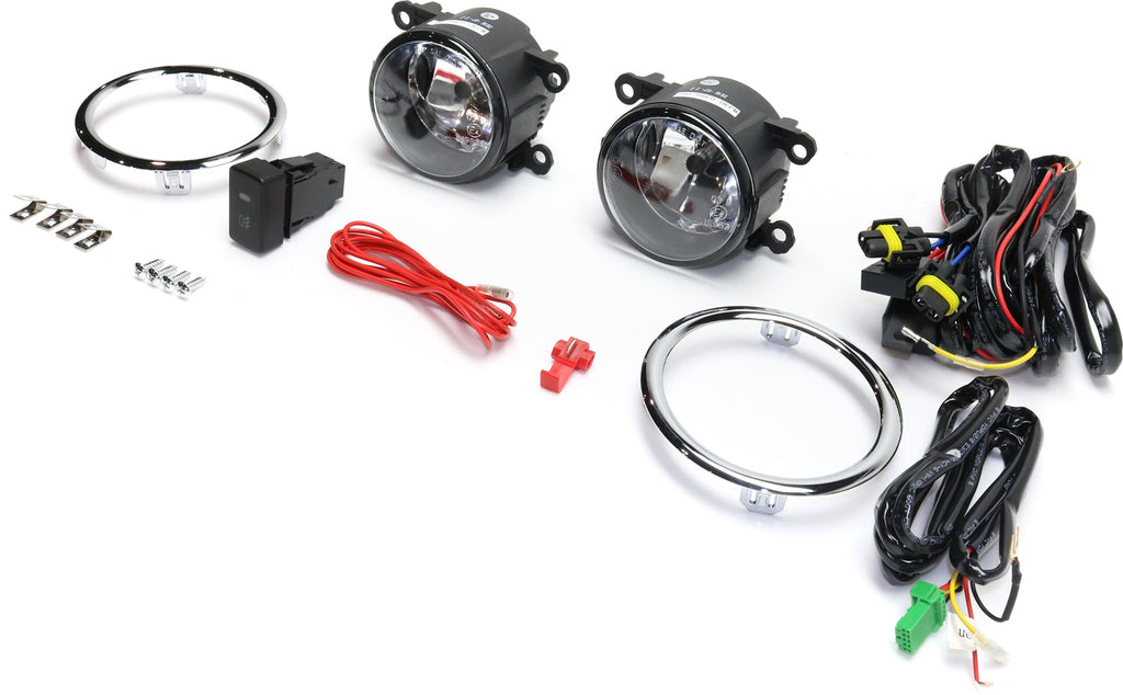 PILOT 12-14 FRONT FOG LAMP RH and LH, Assembly, Halogen, Clear Lens