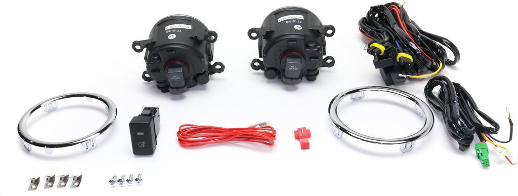 PILOT 12-14 FRONT FOG LAMP RH and LH, Assembly, Halogen, Clear Lens