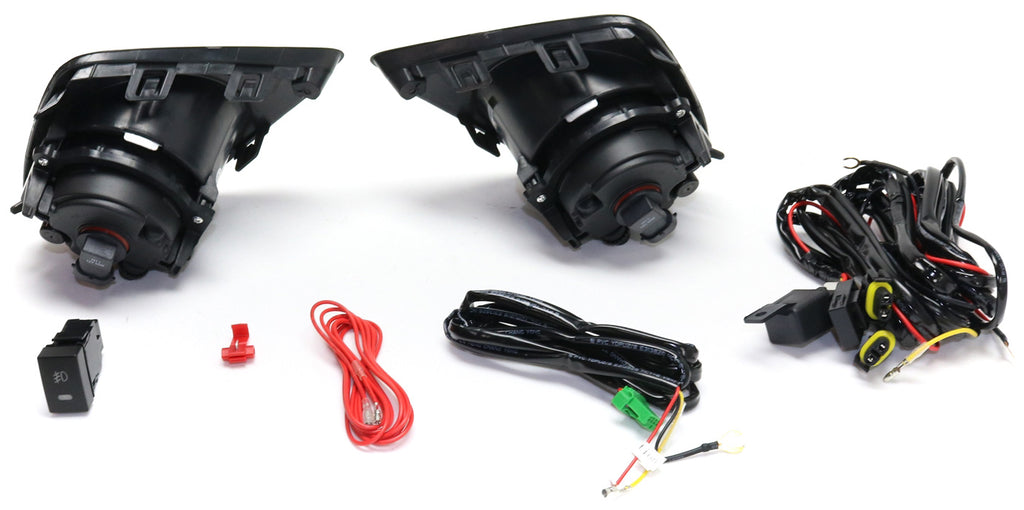 ACCORD 13-15 FRONT FOG LAMP RH and LH, Assembly, Halogen, Clear Lens, 2-Door, Coupe