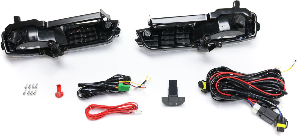 ACCENT 06-11 FRONT FOG LAMP RH AND LH, Assembly, Halogen, Clear Lens, (Hatchback 07-11)/Sedan