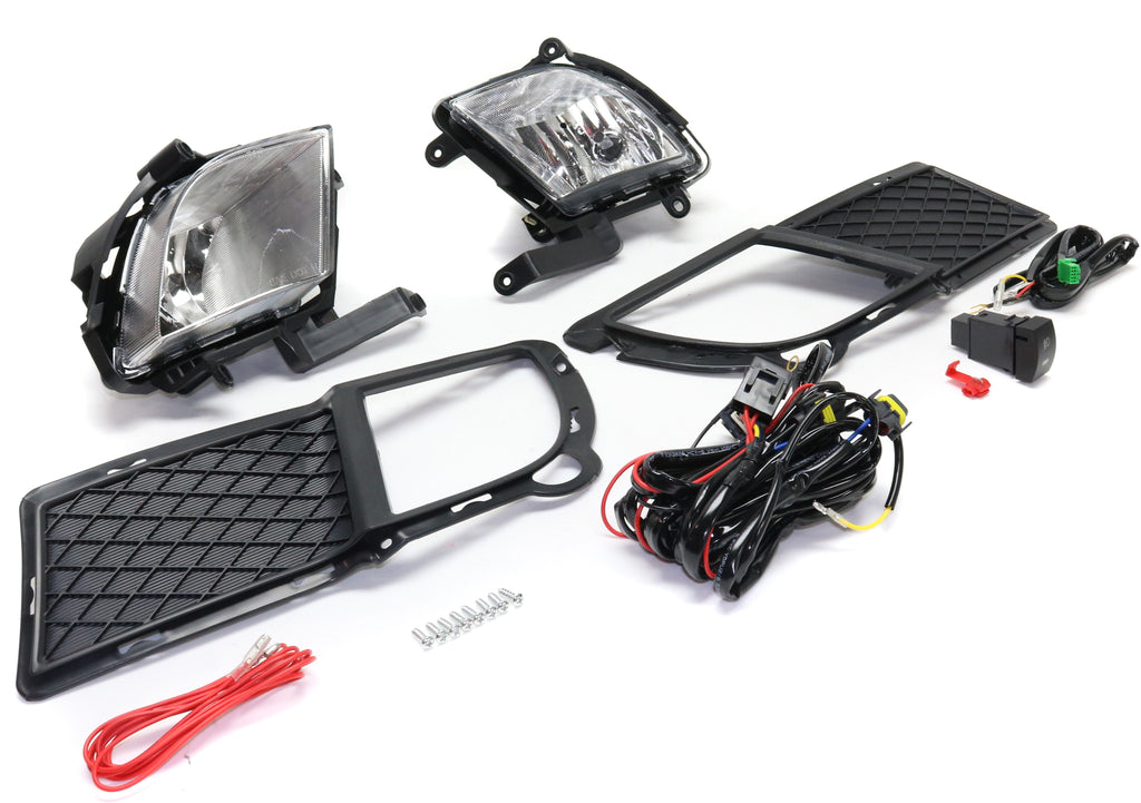 FORTE 10-12 FRONT FOG LAMP RH and LH, Assembly, Halogen, Clear Lens