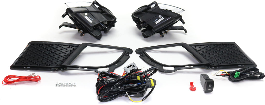 FORTE 10-12 FRONT FOG LAMP RH and LH, Assembly, Halogen, Clear Lens