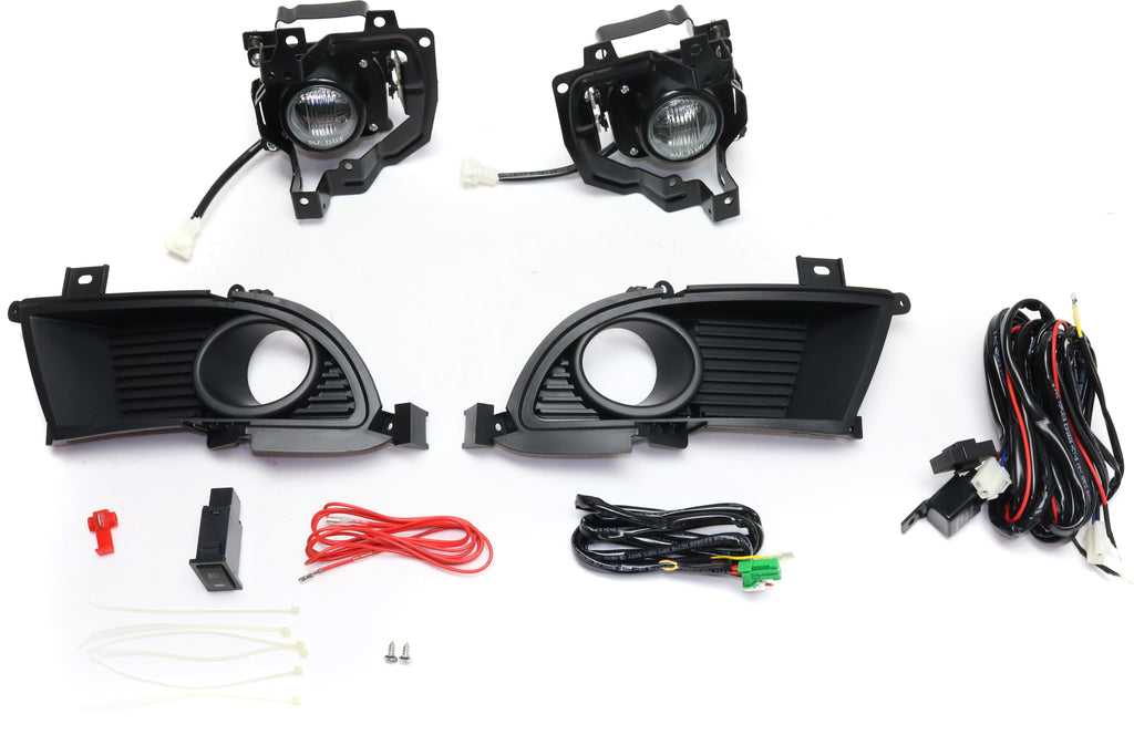 LANCER 04-05 FRONT FOG LAMP RH and LH, Assembly, Halogen, Clear Lens