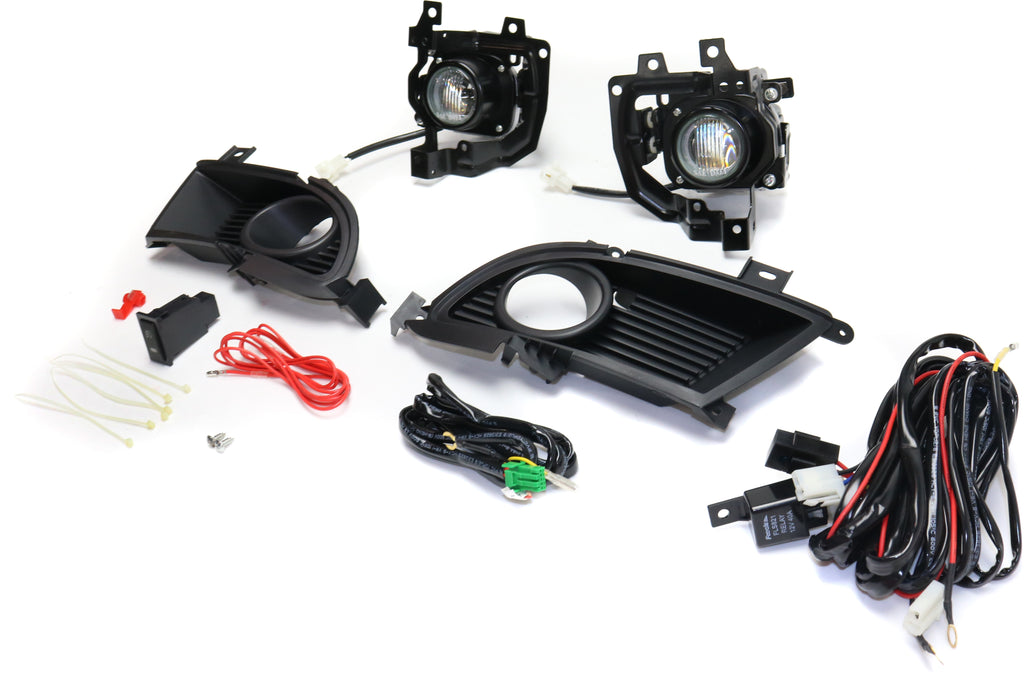 LANCER 04-05 FRONT FOG LAMP RH and LH, Assembly, Halogen, Clear Lens