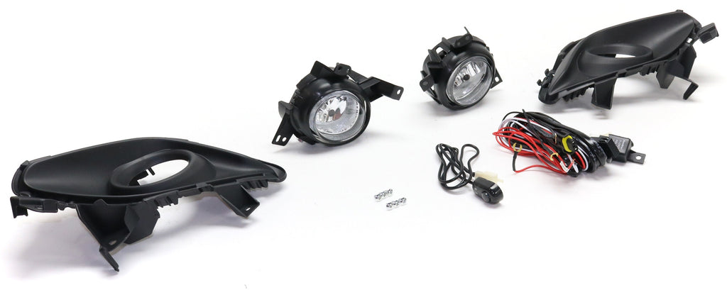 MAZDA 6 13-15 FRONT FOG LAMP RH and LH, Assembly, Halogen, Clear Lens