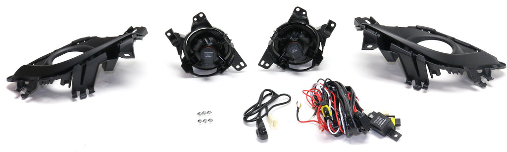 MAZDA 6 13-15 FRONT FOG LAMP RH and LH, Assembly, Halogen, Clear Lens
