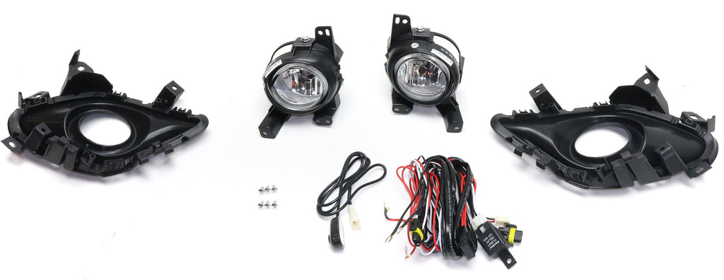 MAZDA 6 13-15 FRONT FOG LAMP RH and LH, Assembly, Halogen, Clear Lens