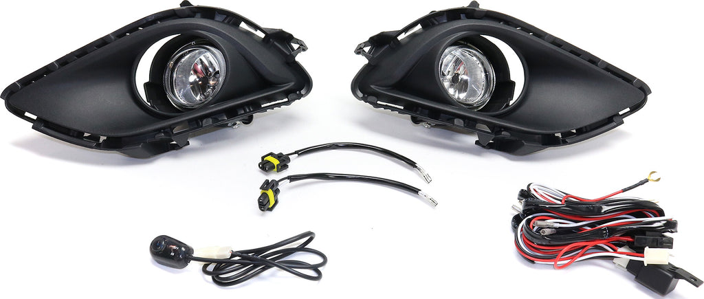 CX-5 13-15 FRONT FOG LAMP RH AND LH, Assembly, Halogen, Clear Lens