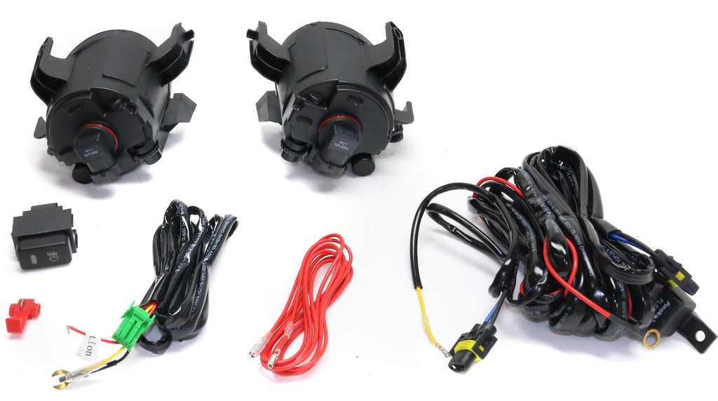 ALTIMA 05-06/QUEST 04-06 FRONT FOG LAMP RH and LH, Assembly, Halogen, Clear Lens, Except SE-R (06-06)