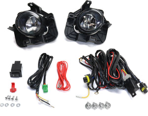 ALTIMA 07-11 FRONT FOG LAMP RH and LH, Assembly, Halogen, Clear Lens, Sedan, Except Base/S/SL/SR (10-11)