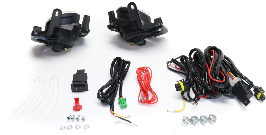 ALTIMA 07-11 FRONT FOG LAMP RH and LH, Assembly, Halogen, Clear Lens, Sedan, Except Base/S/SL/SR (10-11)