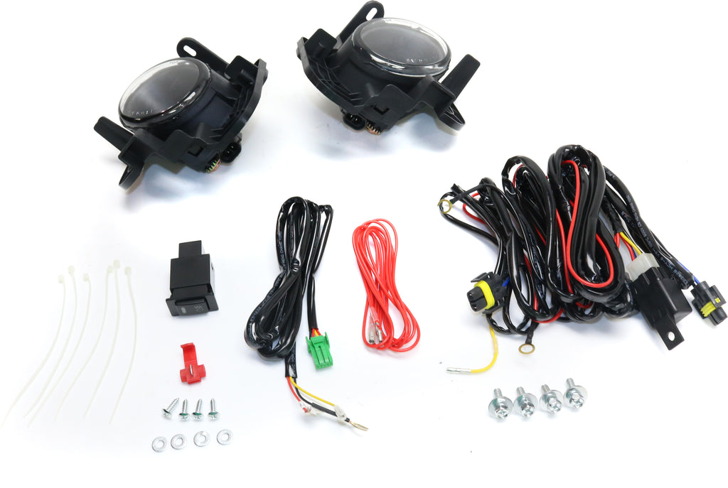 ALTIMA 07-11 FRONT FOG LAMP RH and LH, Assembly, Halogen, Clear Lens, Sedan, Except Base/S/SL/SR (10-11)