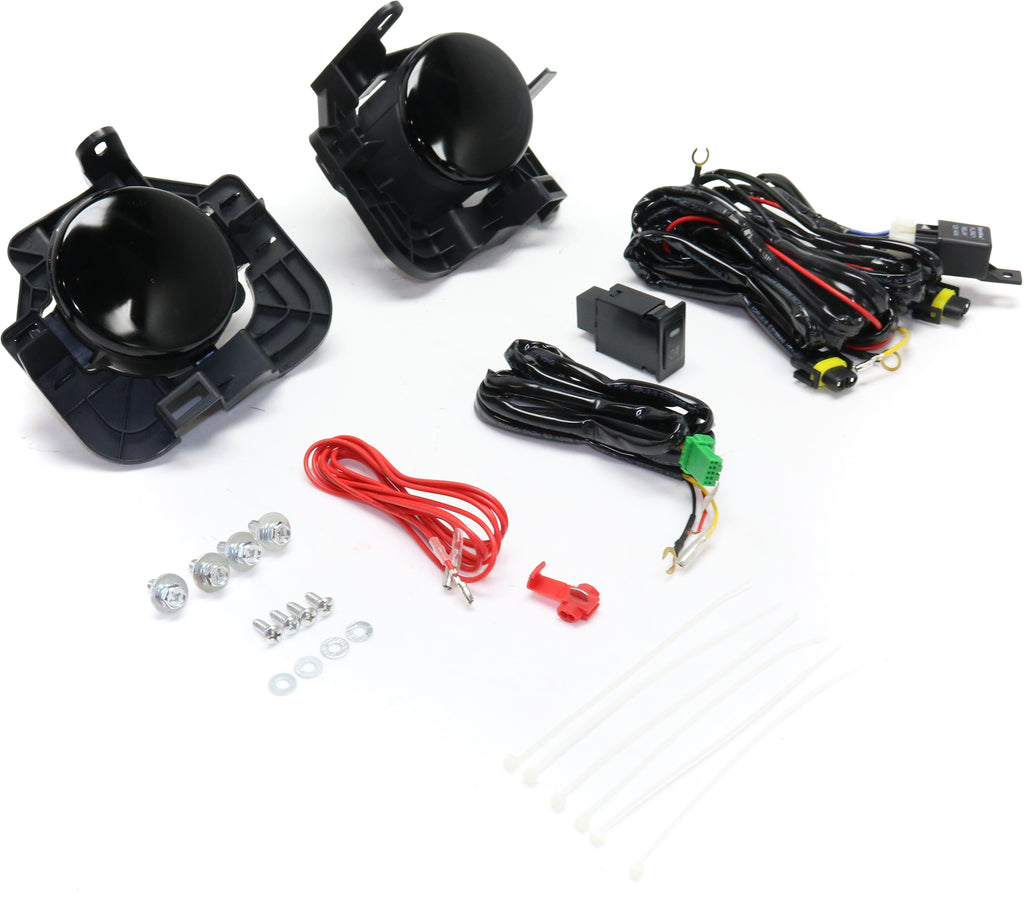 ALTIMA 07-11 FRONT FOG LAMP RH and LH, Assembly, Halogen, Smoke Lens, Sedan, Except Base/S/SL/SR (10-11)