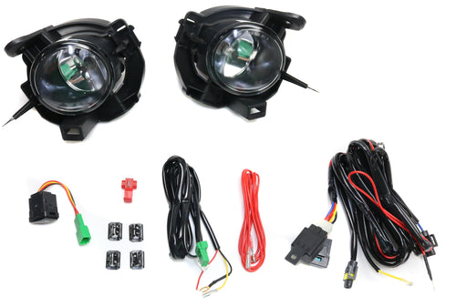 ROGUE 08-10 FRONT FOG LAMP RH and LH, Assembly, Halogen, Clear Lens