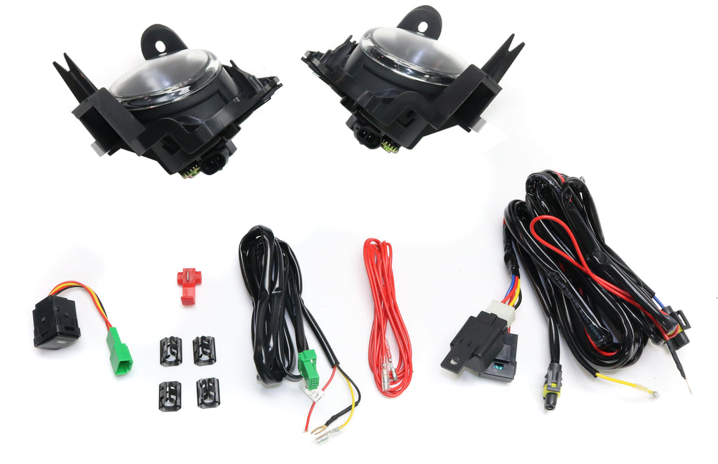ROGUE 08-10 FRONT FOG LAMP RH and LH, Assembly, Halogen, Clear Lens