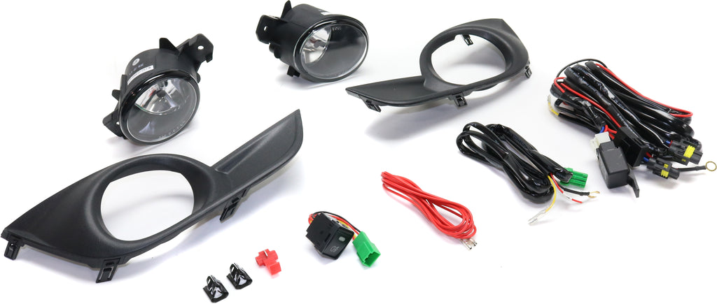 ALTIMA 13-15 FRONT FOG LAMP RH AND LH, Assembly, Halogen, Clear Lens, Sedan