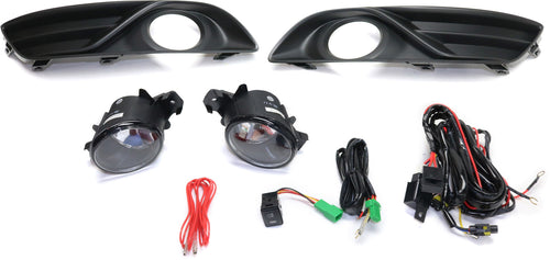 SENTRA 13-17 FRONT FOG LAMP RH AND LH, Assembly, Halogen, Clear Lens
