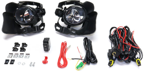 VERSA NOTE 14-16 FRONT FOG LAMP RH AND LH, Assembly, Halogen, Clear Lens