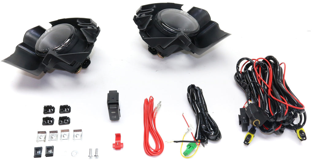 VERSA NOTE 14-16 FRONT FOG LAMP RH AND LH, Assembly, Halogen, Clear Lens
