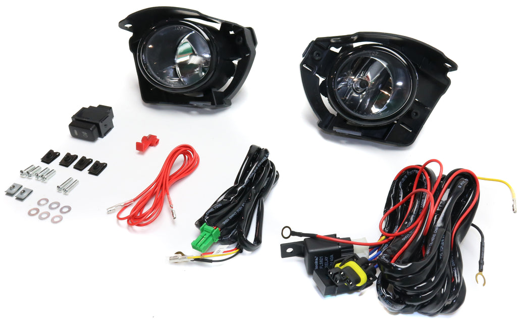 JUKE 15-16 FRONT FOG LAMP RH AND LH, Assembly, Halogen, Clear Lens, (Exc. Nismo/Nismo RS Models)
