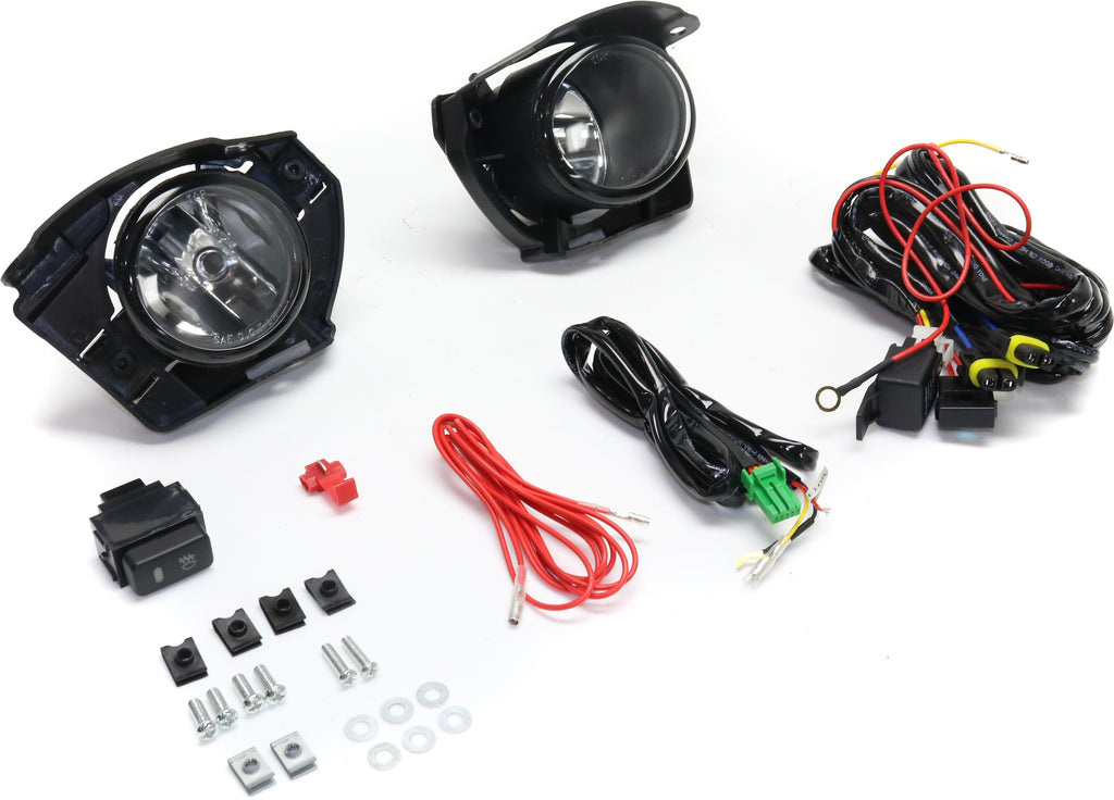 JUKE 15-16 FRONT FOG LAMP RH AND LH, Assembly, Halogen, Clear Lens, (Exc. Nismo/Nismo RS Models)