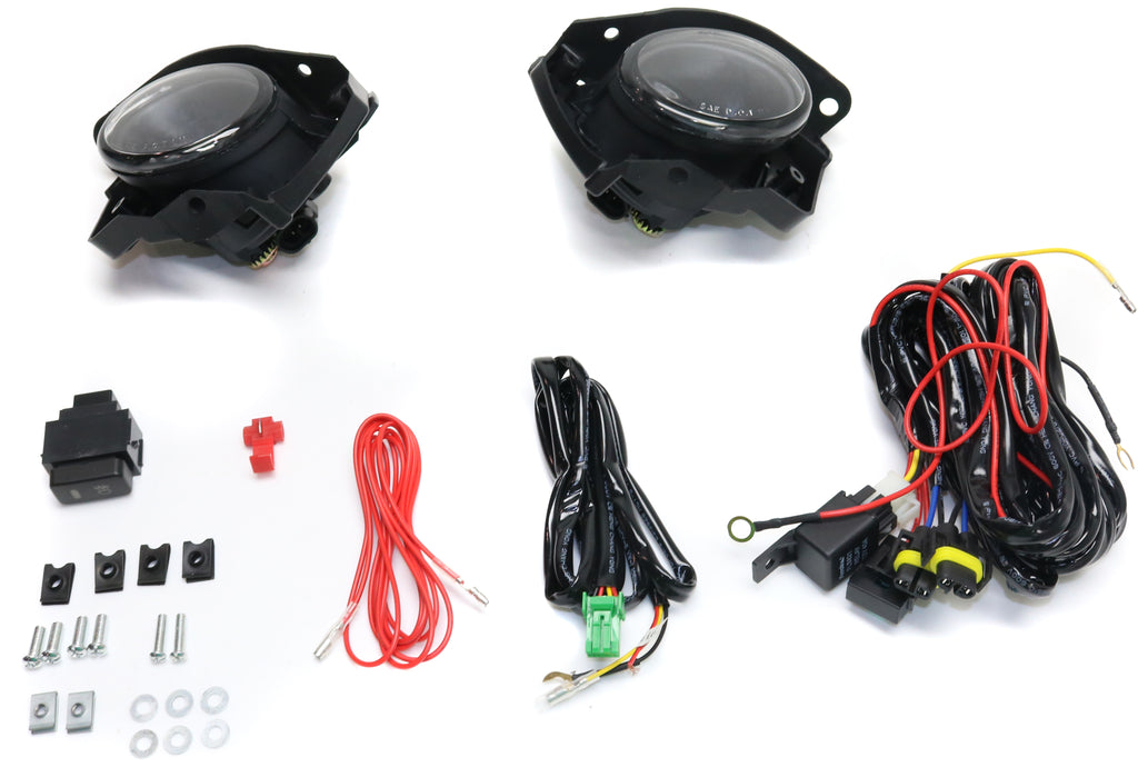 JUKE 15-16 FRONT FOG LAMP RH AND LH, Assembly, Halogen, Clear Lens, (Exc. Nismo/Nismo RS Models)