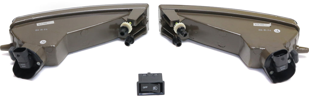 XB 04-06 FRONT FOG LAMP RH and LH, Assembly, Halogen, Smoke Lens, w/ Switch