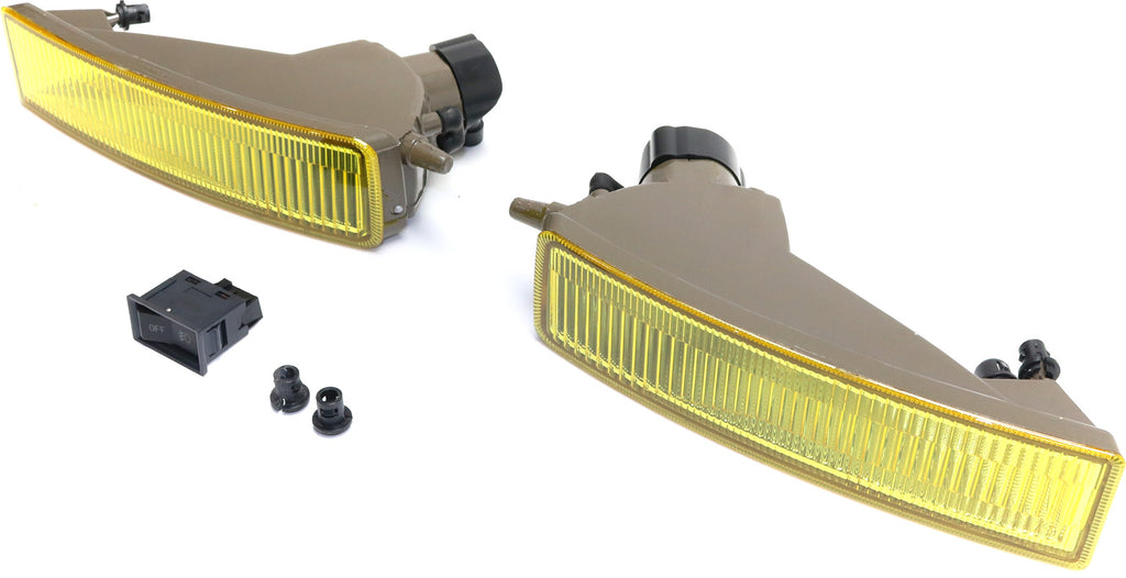 XB 04-06 FRONT FOG LAMP RH and LH, Assembly, Halogen, Yellow Lens, w/ Switch