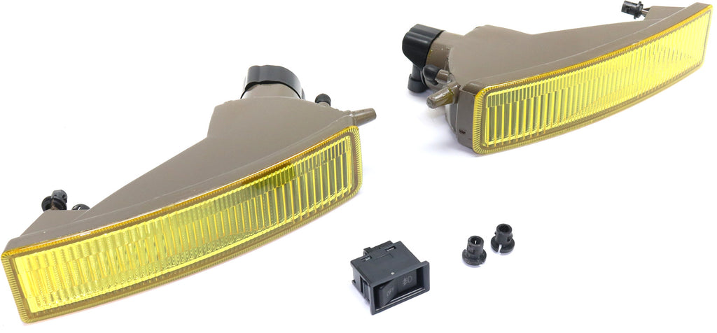 XB 04-06 FRONT FOG LAMP RH and LH, Assembly, Halogen, Yellow Lens, w/ Switch