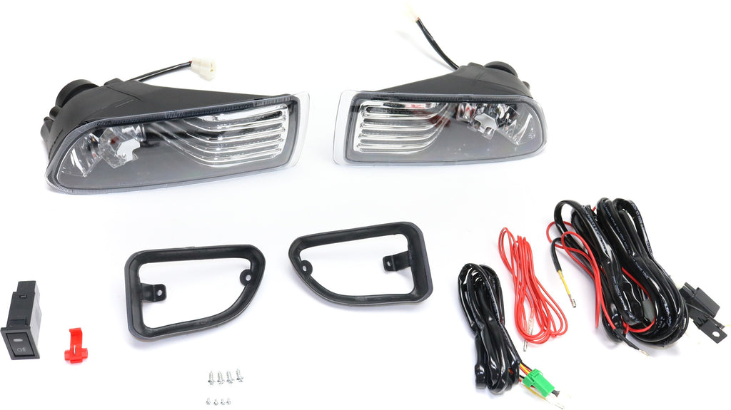 TC 05-10 FRONT FOG LAMP RH and LH, Assembly, Halogen, Clear Lens