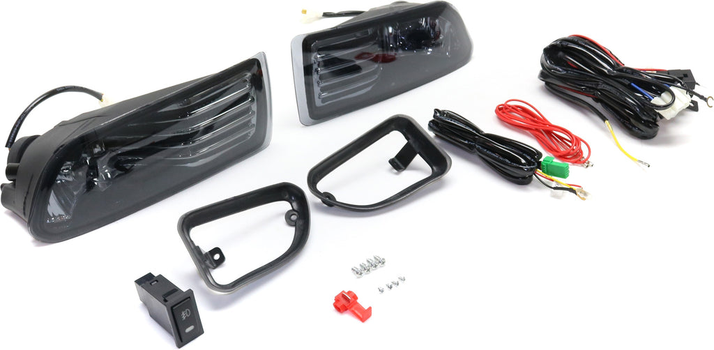 TC 05-10 FRONT FOG LAMP RH and LH, Assembly, Halogen, Smoke Lens